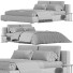 Кровать и тумбочки Restoration Hardware Cloud Platform - Theorema