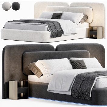Bed and Bedside Tables Rove Concepts Angelo
