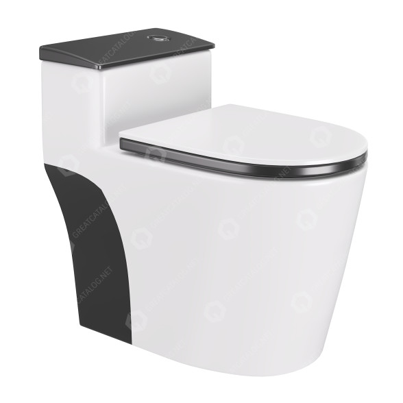 Унітаз GPF Dual Flush Elongated by Luxshery 3D модель