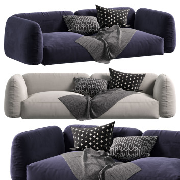 Sofa  Layered Lotta Agation 3 Seat 3D-Modell