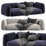 Диван Layered Lotta Agation 3 Seat - Muhammad CGI