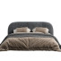 Lit Homary Modern King Upholstered Platform Low Profile Cloud - Muhammad CGI