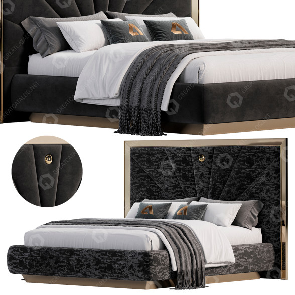 Ліжко Area Furniture Vegas Karyola 3D модель