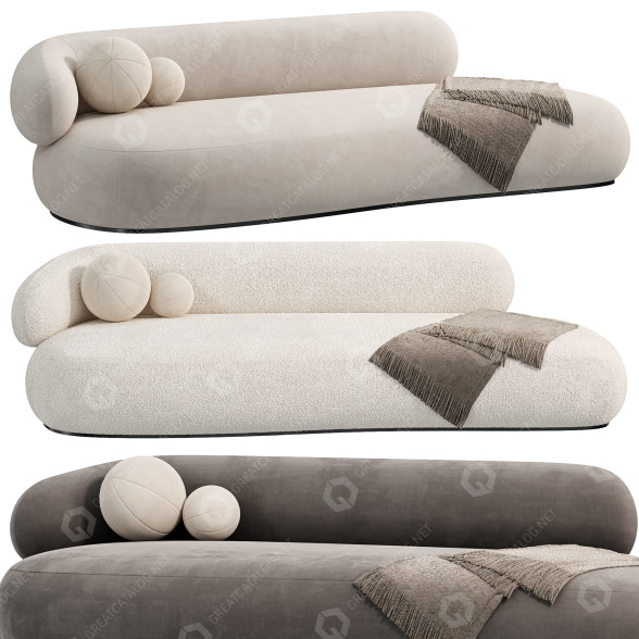 Sofa Haricot Alba model 3D