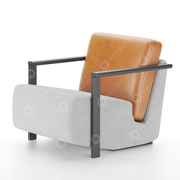 Fotel Haymann Editions Franck model 3D