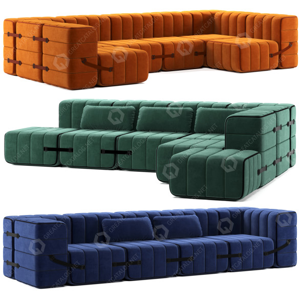 Sofas Ambivalenz Curt 3D-Modell