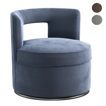 Крісло  Rivet Slade Contemporary Living Room Accent Swivel 3D модель
