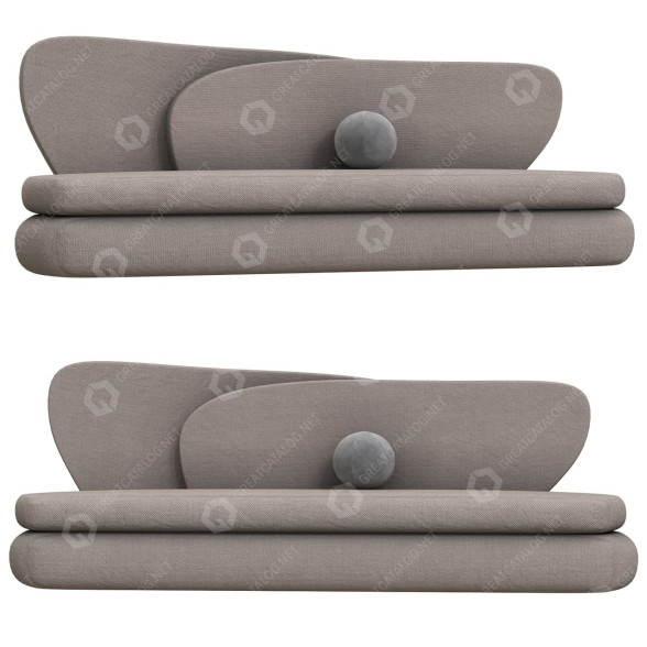 Sofa Shine by S.H.O Curve model 3D