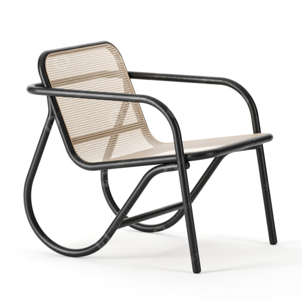 Крісло Artemest N 200 by Michael Thonet 3D модель