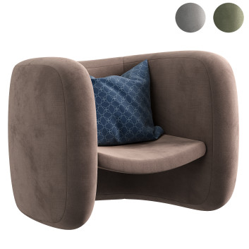Крісло  Tacchini Lagoa 3D модель