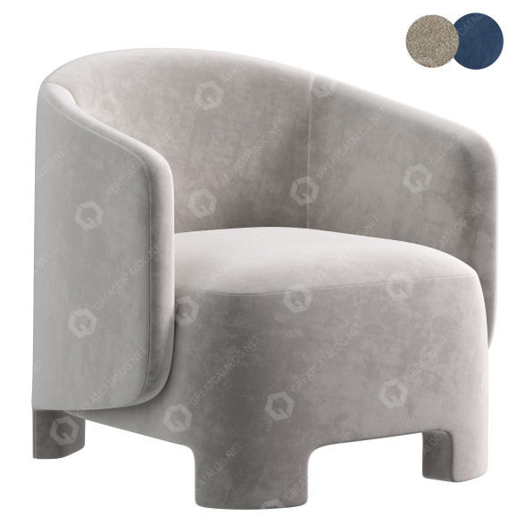 Sessel Ligne Roset Taru 3D-Modell