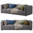 Sofá West Elm Thierry - Muhammad CGI