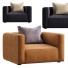Fauteuil West Elm Thierry - Muhammad CGI