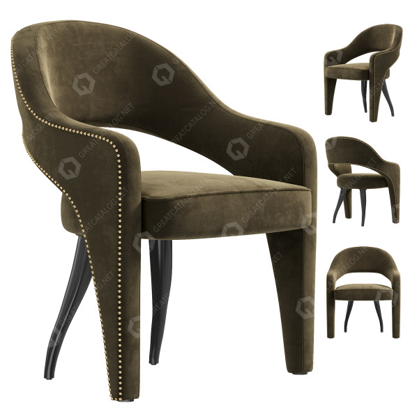 Krzesło Brabbu Tellus model 3D
