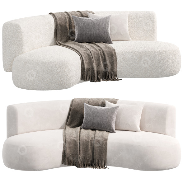 Sofa Lek Collection by Christophe Delcourt 3D-Modell