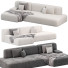 Canapé Lema Cloud Gray and White - Neeo