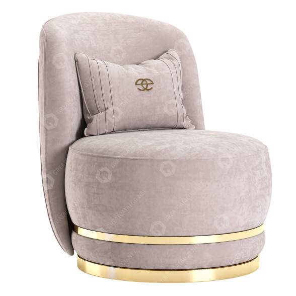Armchair Elve Luxury Perla Berjer 3D model