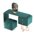 Schminktisch und Pouf Set Turquoise 01 - CG design