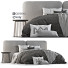 Bett und Nachttischchen Adairs 2 - CG design