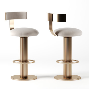 Барний стілець 1stDibs Brass by Designs for Leisure