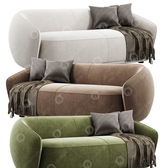 Sofa Meridiani Rene 3D model