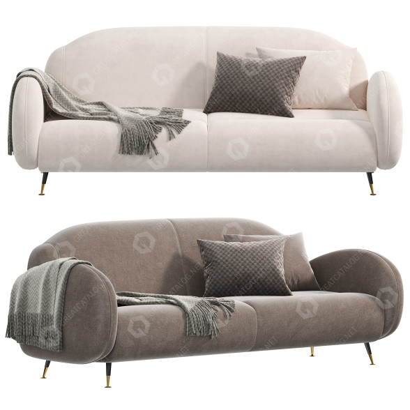 Sofa Mezzo Collection Miller model 3D