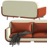 Sofa 1stDibs Up Brown Two Seater - qeem
