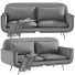 Sofa 1stDibs Up Brown Two Seater - qeem