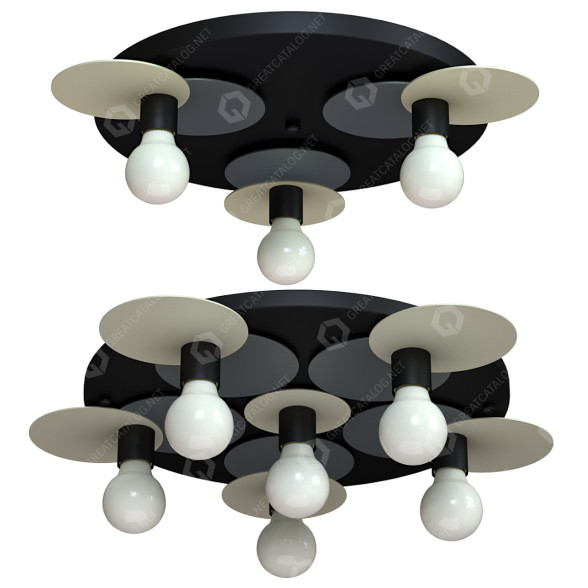 Lampes Ansell Lighting Ceiling modèle 3D