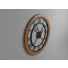 Годинник Wall with Roman Numerals by Black Metal and Wood - sayisaldusler