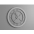 Годинник Wall with Roman Numerals by Black Metal and Wood - sayisaldusler