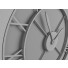 Годинник Wall with Roman Numerals by Black Metal and Wood - sayisaldusler
