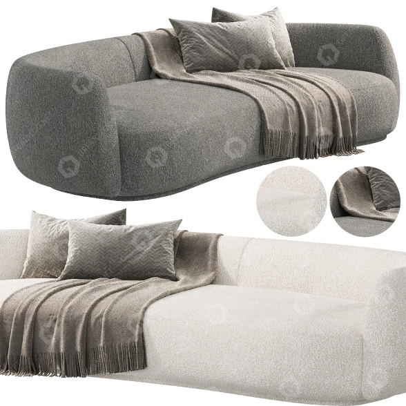 Sofa Moroso Pacific 3D model