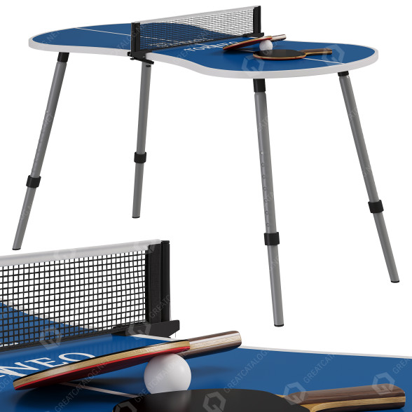 Тенісний стіл Mini Table Tennis Invite TRN-NT by Torneo 3D модель