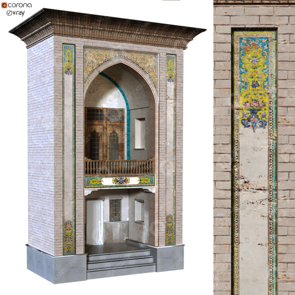 Arco Old Turkish Set 136 Modelo 3D