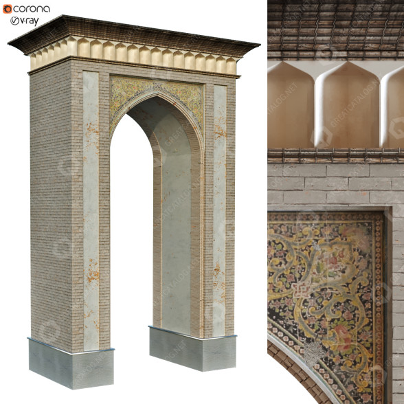 Арка Old Turkish Set 139 3D модель