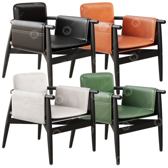 Armchair Meridiani Teresina Kuoio 3D model