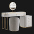 Tocador y puf Oboval by Homa - Muhammad CGI