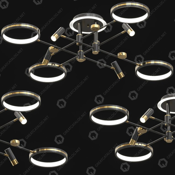 Chandelier Luxury North Europes Model 1 3D model