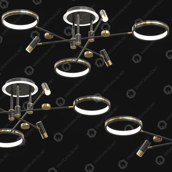 Chandelier Luxury North Europes Model 2 3D model