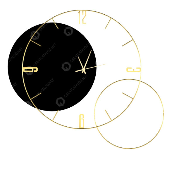 Годинник Homary Modern Round Oversized Wall 3D модель