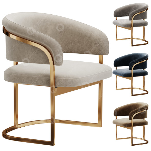 Стілець The Sofa & Chair Company Clem 3D модель