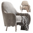 Armchair Billiani Corolla 272 White - HenMat