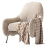Armchair Billiani Corolla 272 White - HenMat