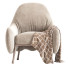 Armchair Billiani Corolla 272 White - HenMat