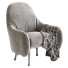Armchair Billiani Corolla 272 White - HenMat