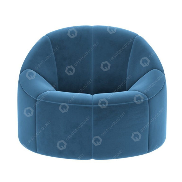 Sessel Ligne Roset Pumpkin 3D-Modell