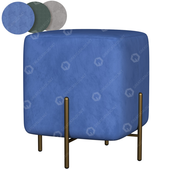 Pouf Halmar Corno 3D model