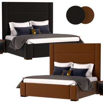 Кровать и тумбочки Nightstand