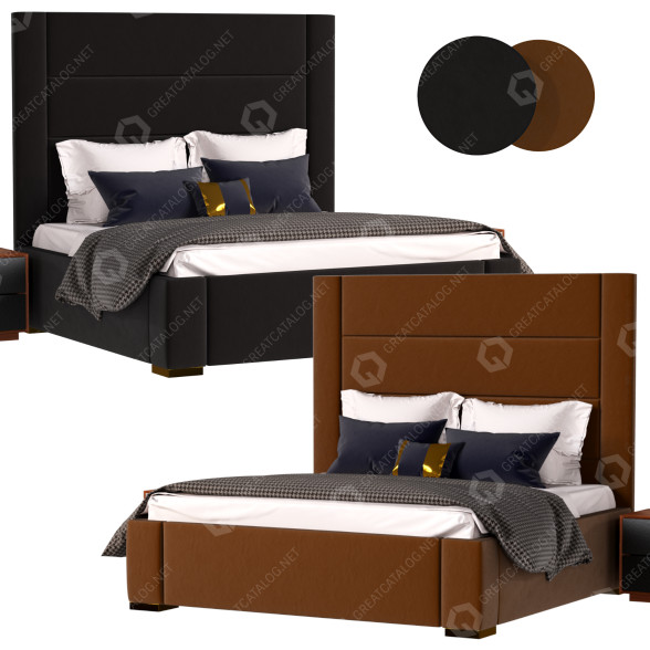 Łóżka i stoliki nocne Nightstand model 3D
